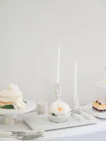 Mother-Of-Pearl Marble Candle Holder