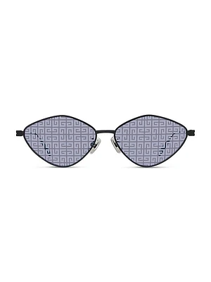 57MM GV Speed Mirrored Sunglasses
