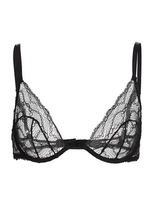Mon Cheri Sheer Lace Demi Bra