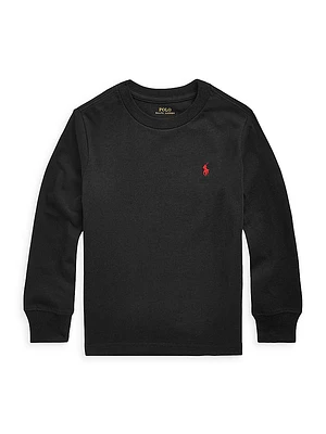Little Boy's & Cotton Jersey Long-Sleeve T-Shirt