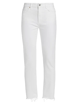 Cindy High-Rise Stretch Straight-Leg Jeans