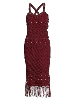 Java Macramé Maxi Dress