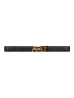 BB Reversible Belt In Grained Calfskin