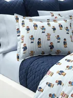 Teddy Bear Stripe 3-Piece Comforter Set