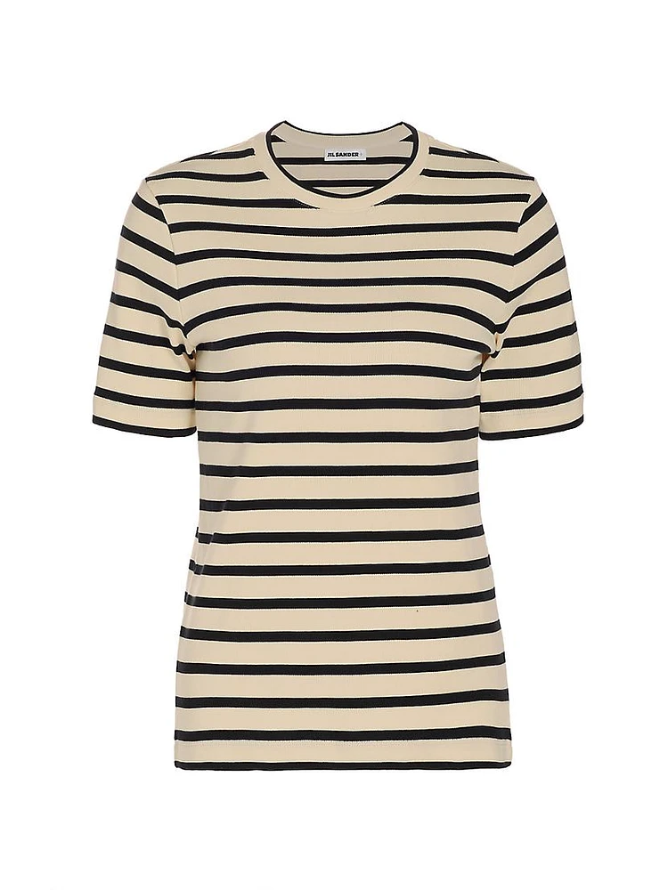 Striped Cotton T-Shirt