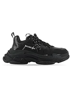 Triple S Sneakers Allover Logo