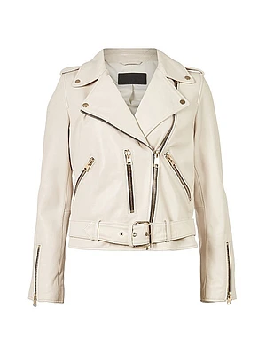 Ayra Leather Biker Jacket