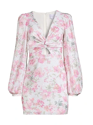 Vintage Floral Minidress