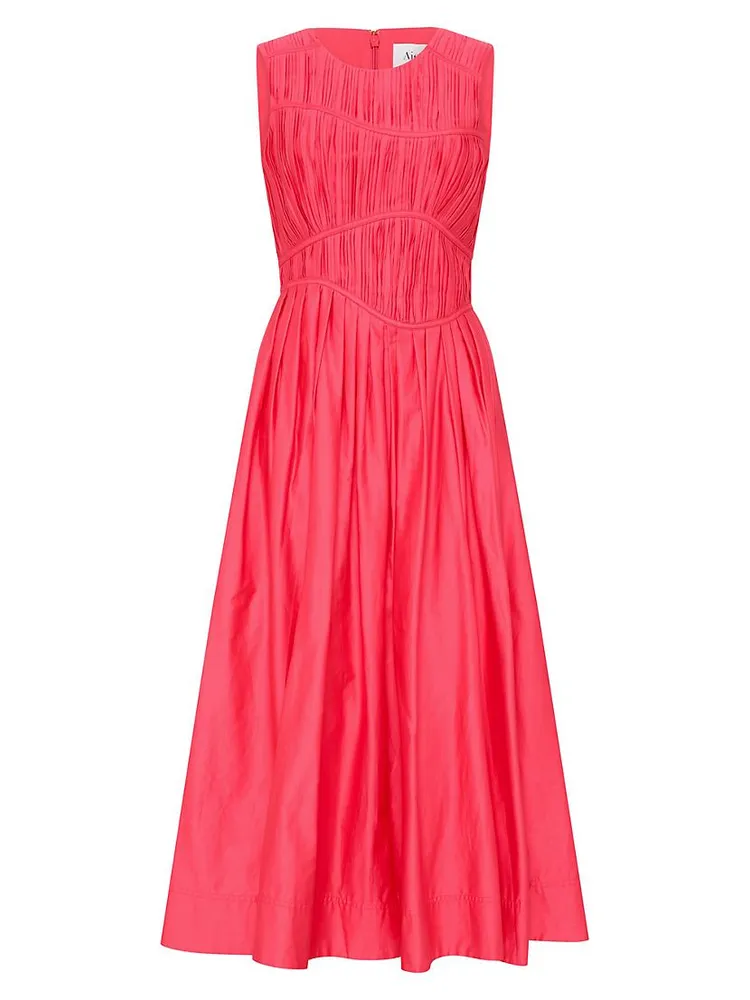 Sculptra Nya Gathered Midi Dress