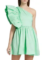 Bonjour One-Shoulder Minidress