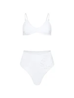 Stella With Floral Applique Swimsuit