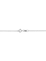 18K White Solid Gold Rimini Rolo Chain
