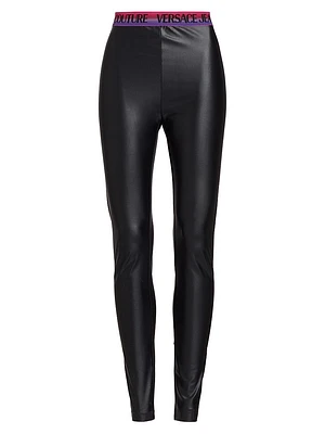 Logo Waist Leggings