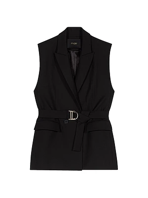 Sleeveless Suit Jacket