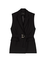 Sleeveless Suit Jacket