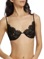 Beaded Lace Demi Bra