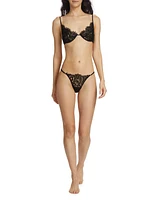 Beaded Lace Demi Bra