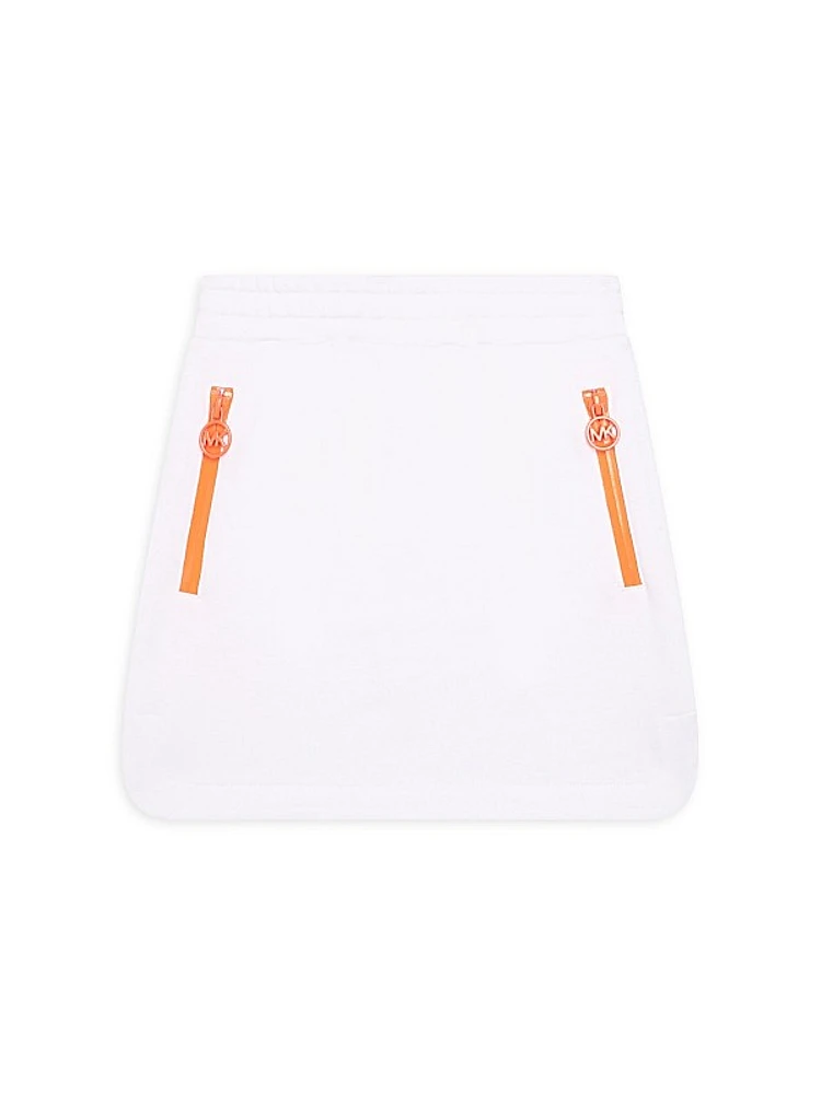 Little Girl's & Girl's Athletic Fleece Skirt