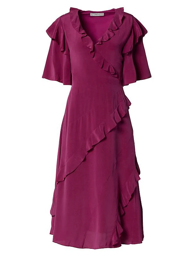 Ambroise Silk Midi-Dress