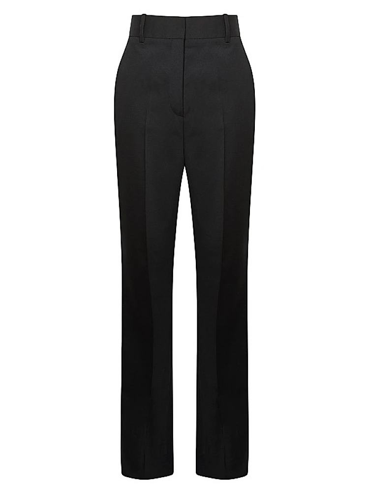 Haisley Wool Twill Flare Pants