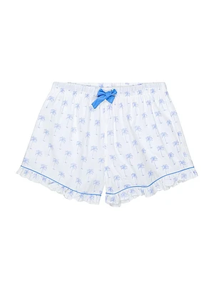 Women's Palm Tree Boxer Shorts