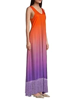 Donna Fringe Maxi Dress