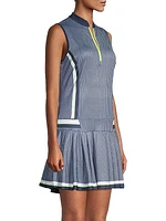 Core Fast Paced Printed Jersey Golf Dress