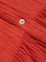 Rainey Belted Cotton Dress