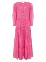 Willa Cotton & Silk Maxi Dress