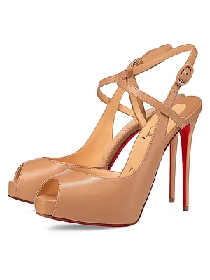 Jenlove Alta Leather 120MM Strappy Pumps