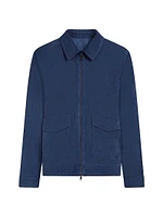 Suede Bomber Jacket