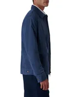 Suede Bomber Jacket