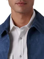 Suede Bomber Jacket