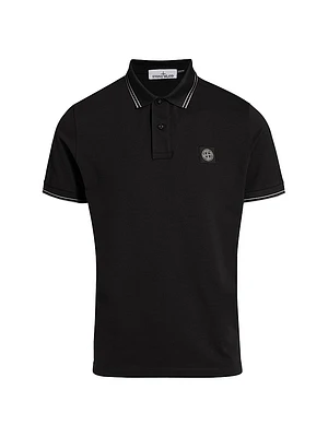 Stretch-Cotton Polo Shirt