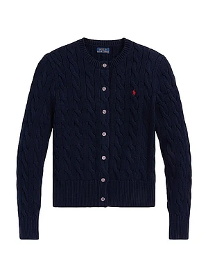 Cable-Knit Cardigan