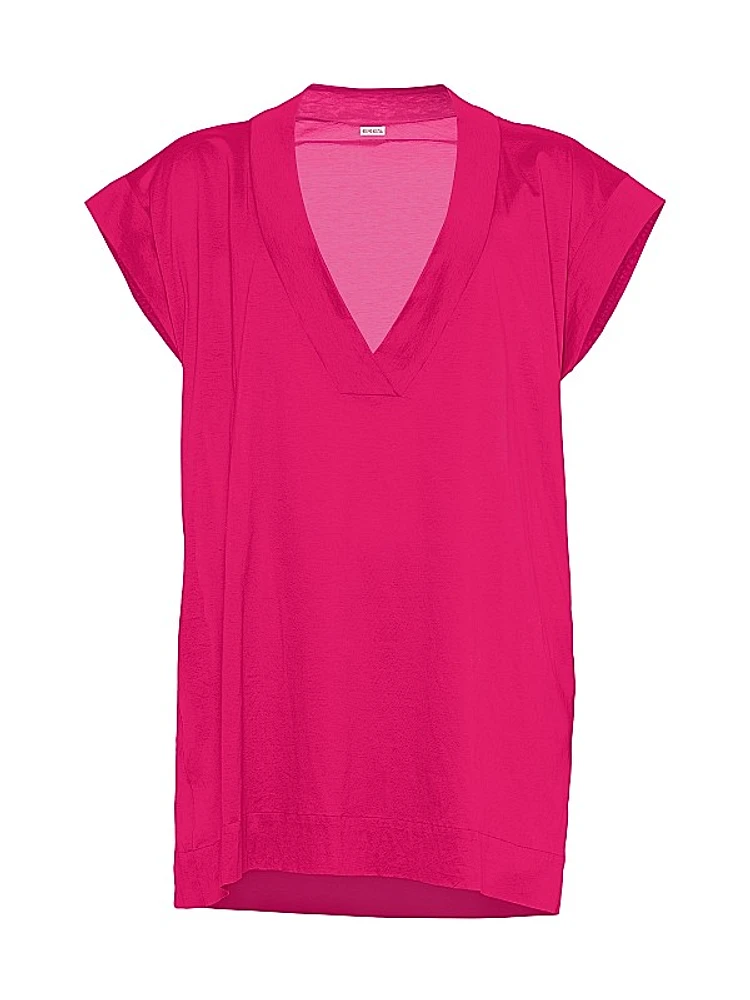 Renee Relaxed V-Neck Cover-Up