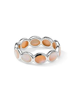 Polished Rock Candy Sterling Silver & Gemstone Ring