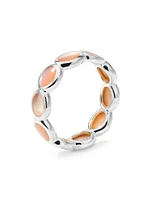 Polished Rock Candy Sterling Silver & Gemstone Ring