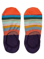 Striped No-Show 3-Piece Socks Set