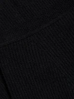 Rib-Knit Midi-Skirt