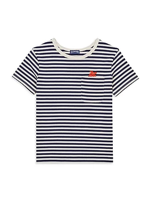 Little Boy's & Striped Cotton Jersey T-Shirt
