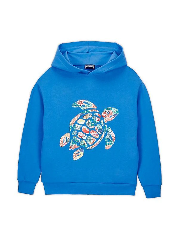 Little Boy's & Boy's Turtle Sweatshirt