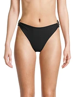 Peri Ring-Embellished Bikini Bottom