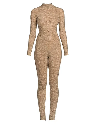 Crystal-Embellished All In One Jumpsuit