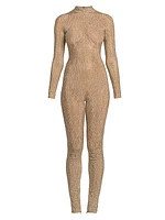 Crystal-Embellished All In One Jumpsuit
