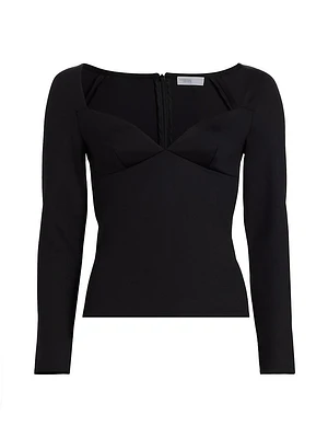 Sweetheart Long-Sleeve Top