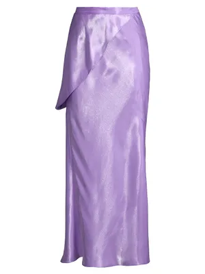 Bias Cut Maxi Skirt