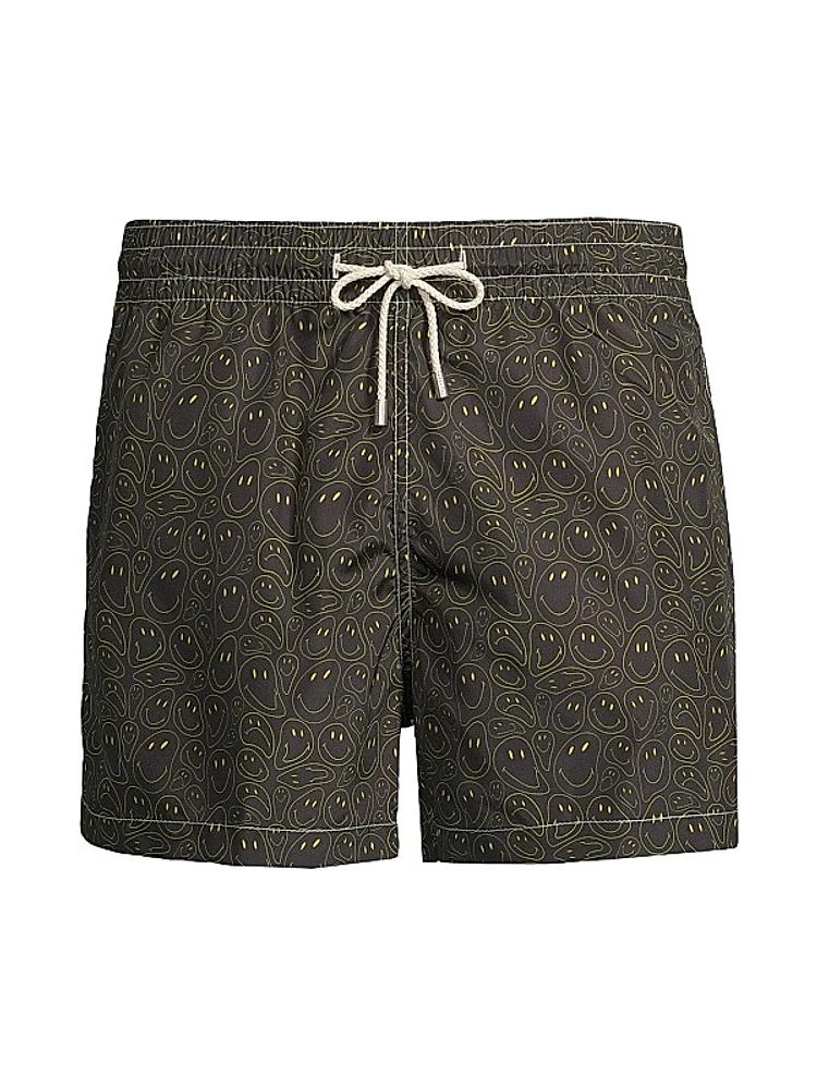 Smiley Face Swim Shorts