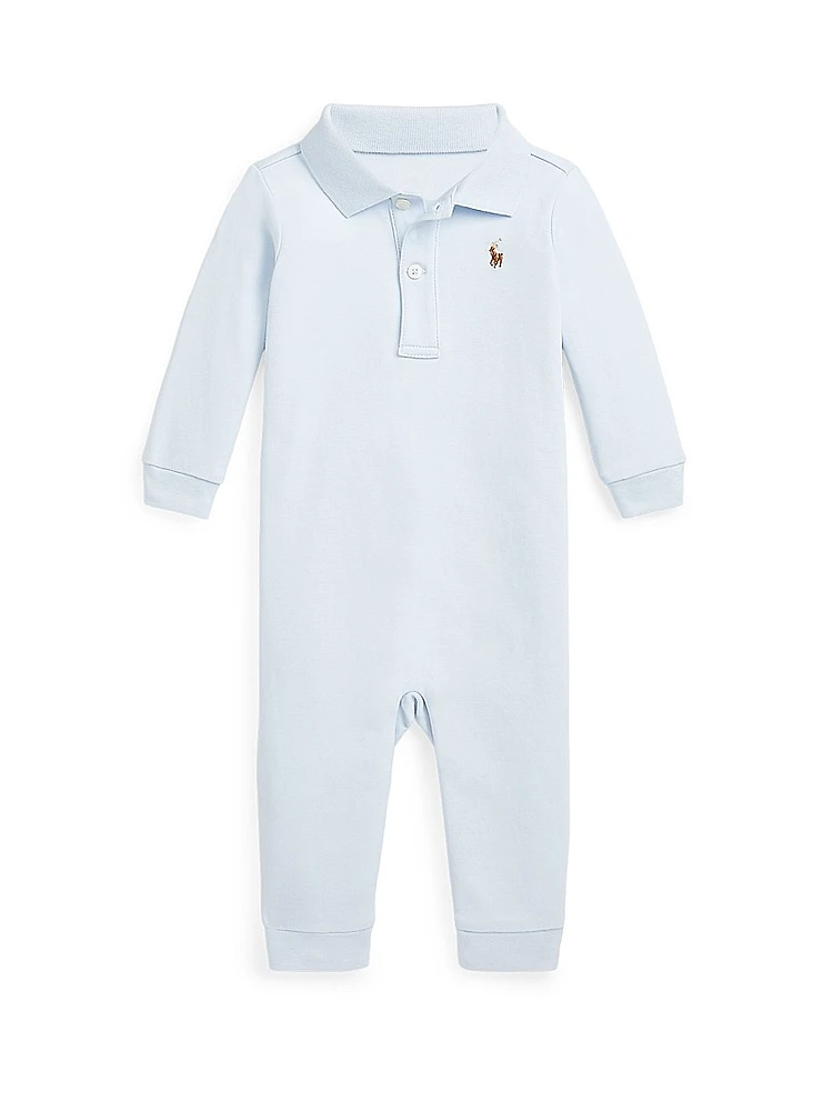 Baby Boy's Polo Coveralls