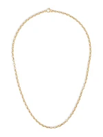 Classic Medium Link 18K Gold Necklace